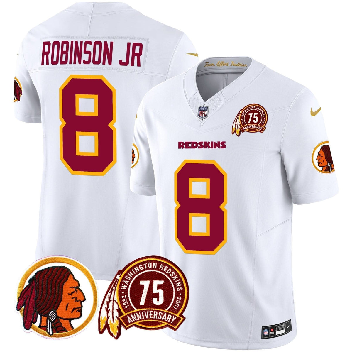 WR 75th Patch Throwback Vapor Limited Jersey - image 18