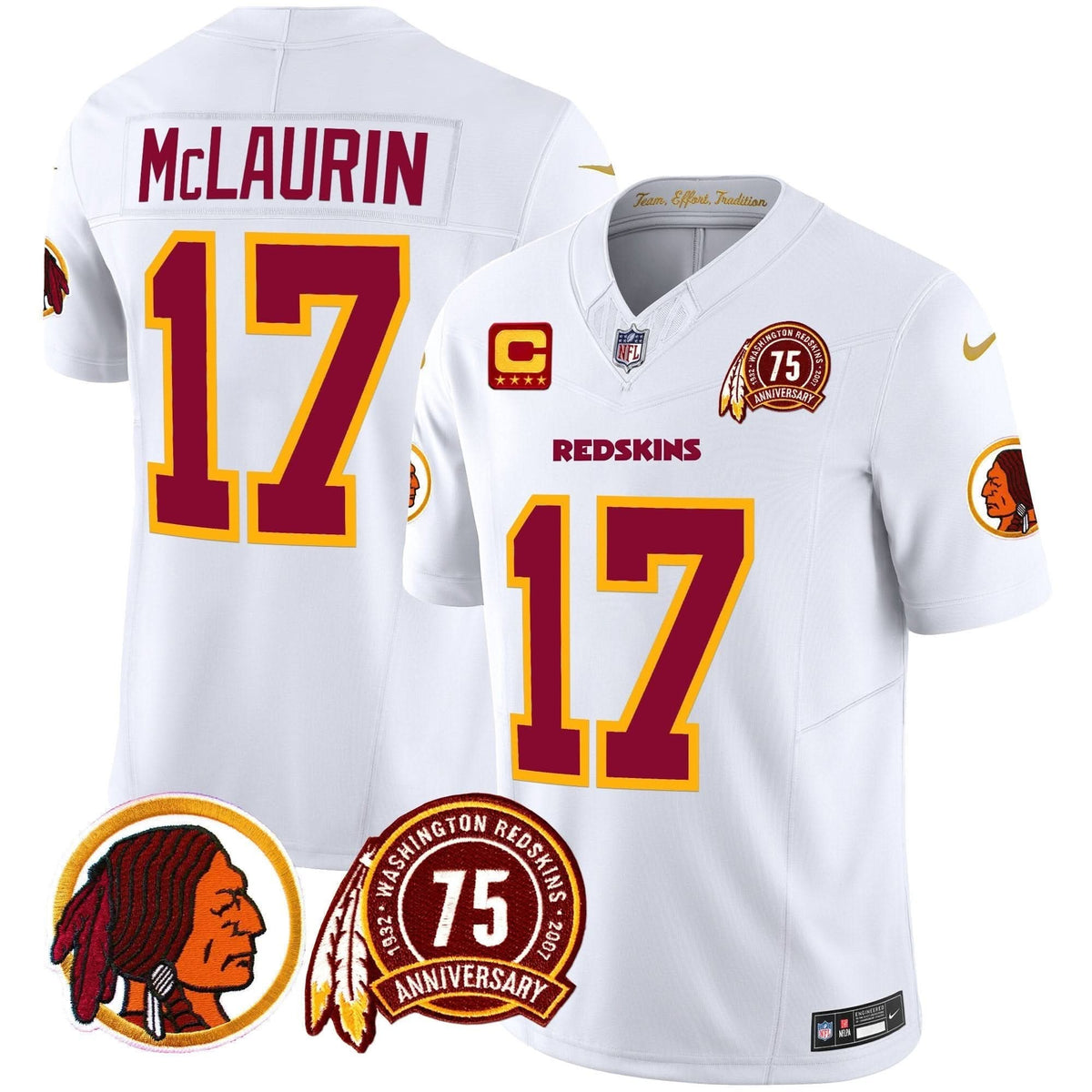 WR 75th Patch Throwback Vapor Limited Jersey - image 21