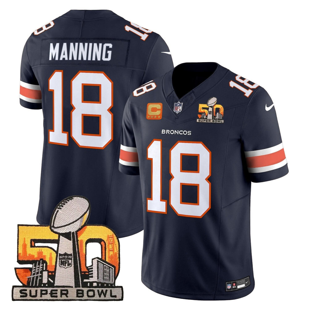 DB Super Bowl 50 Patch Vapor Limited Jersey - image 26