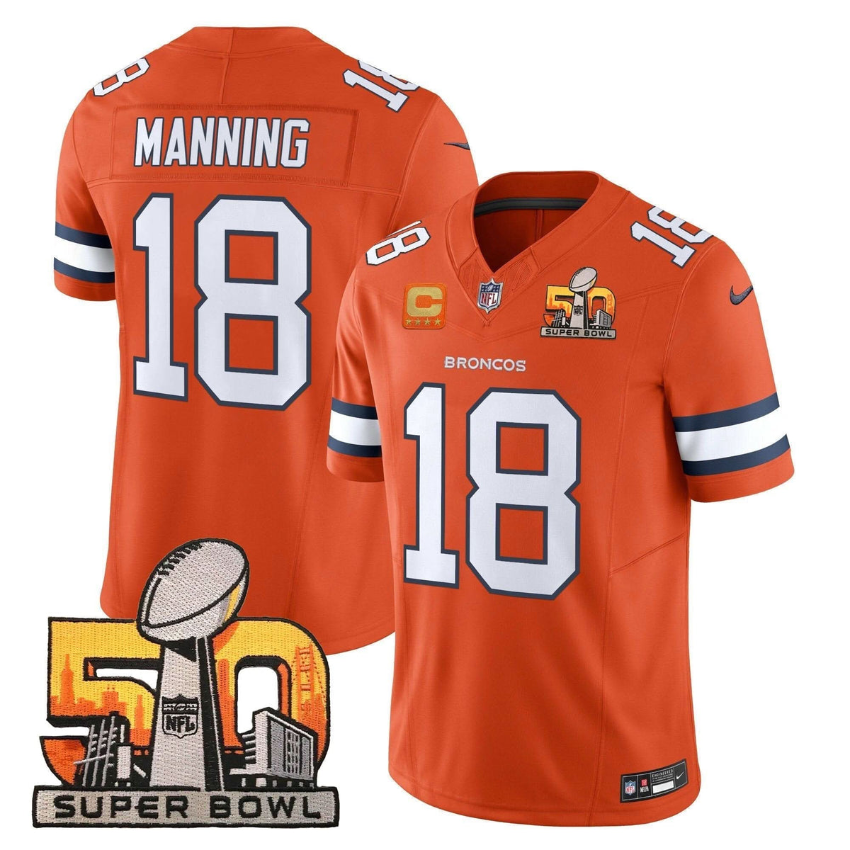 DB Super Bowl 50 Patch Vapor Limited Jersey - image 19