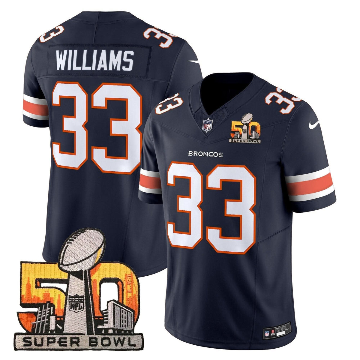 DB Super Bowl 50 Patch Vapor Limited Jersey - image 25