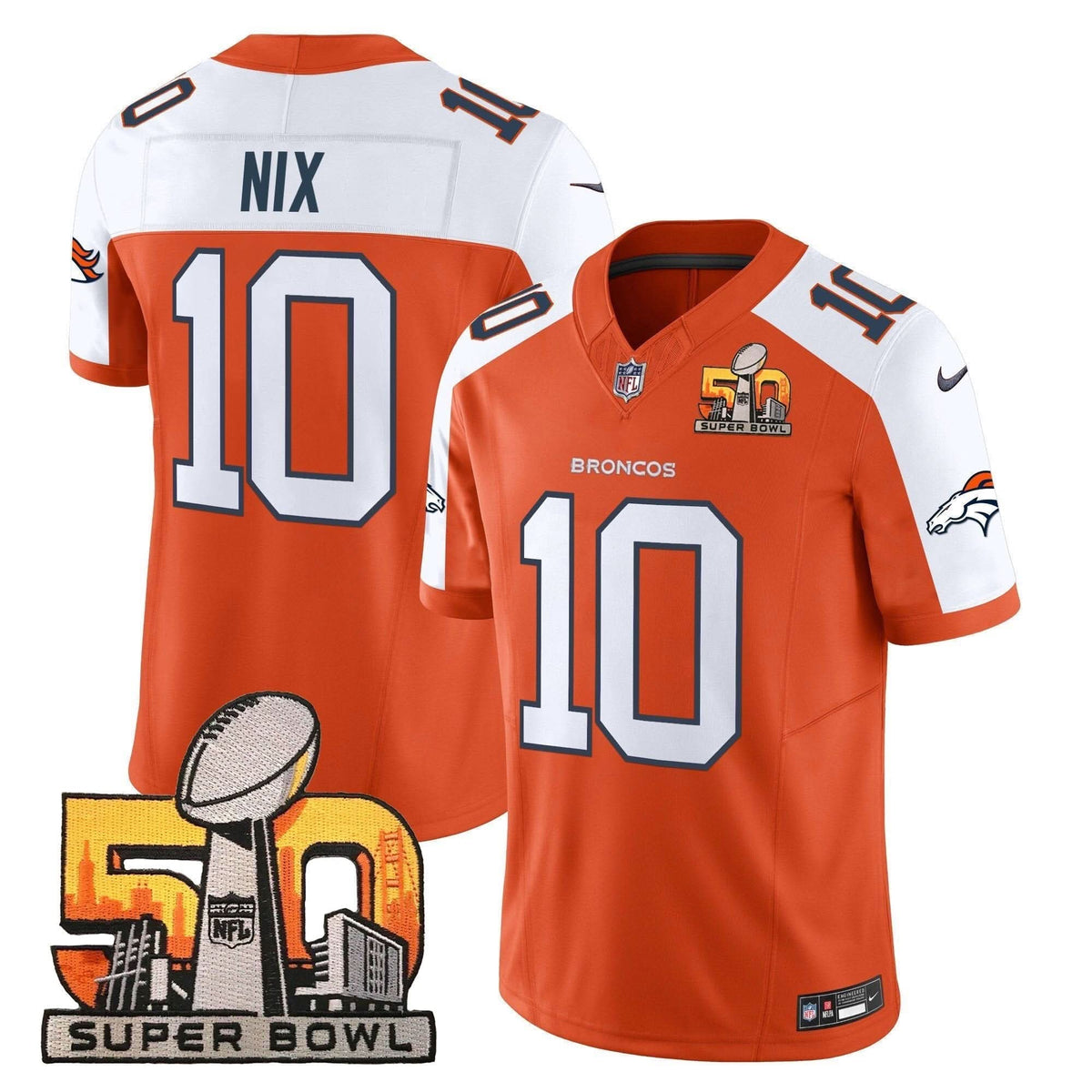 DB Super Bowl 50 Patch Vapor Limited Jersey - image 8