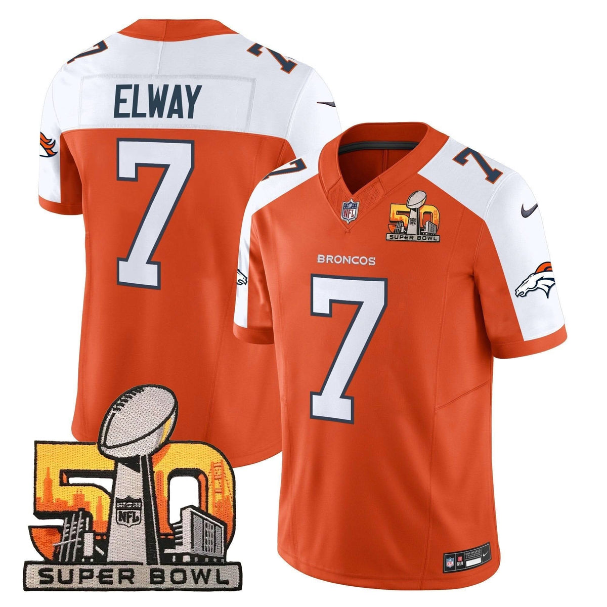 DB Super Bowl 50 Patch Vapor Limited Jersey - image 13
