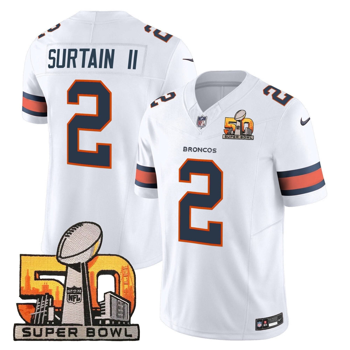 DB Super Bowl 50 Patch Vapor Limited Jersey - image 30