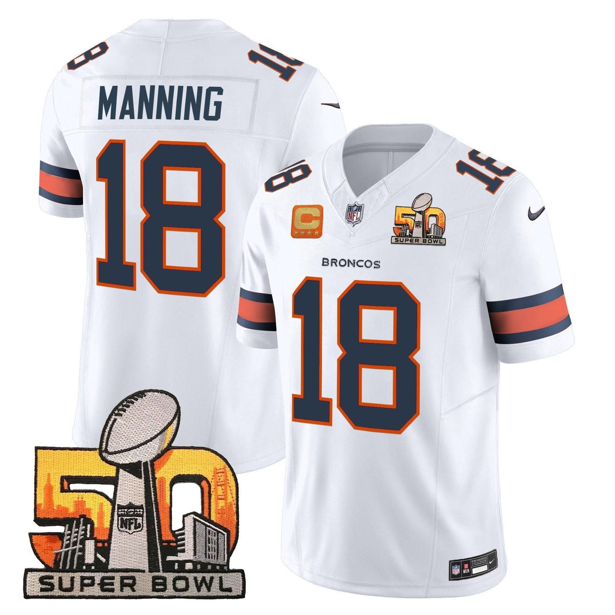DB Super Bowl 50 Patch Vapor Limited Jersey - image 33