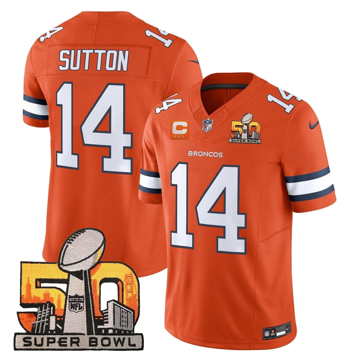 DB Super Bowl 50 Patch Vapor Limited Jersey - image 17