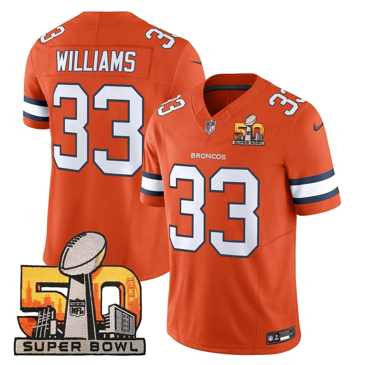 DB Super Bowl 50 Patch Vapor Limited Jersey - image 18