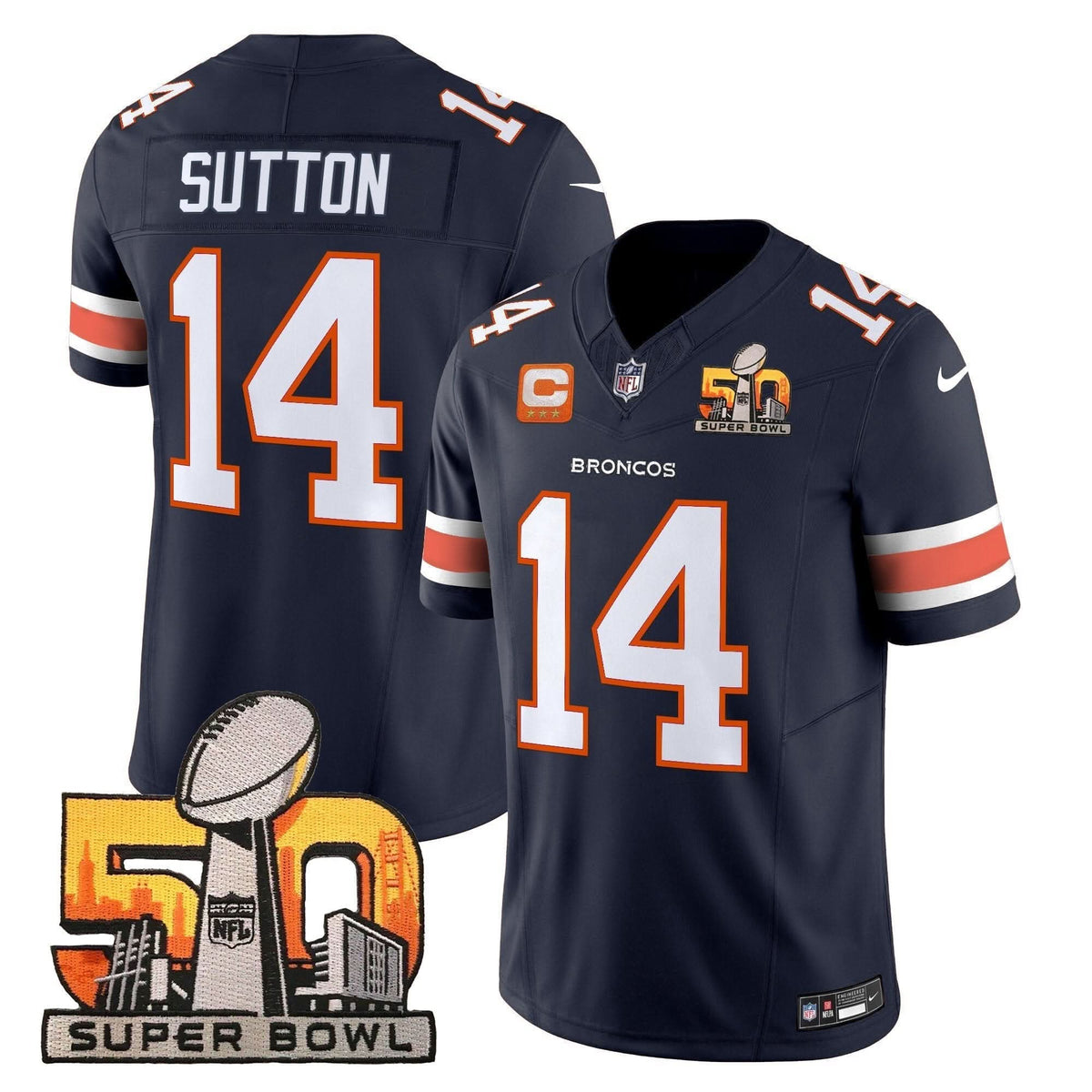 DB Super Bowl 50 Patch Vapor Limited Jersey - image 24