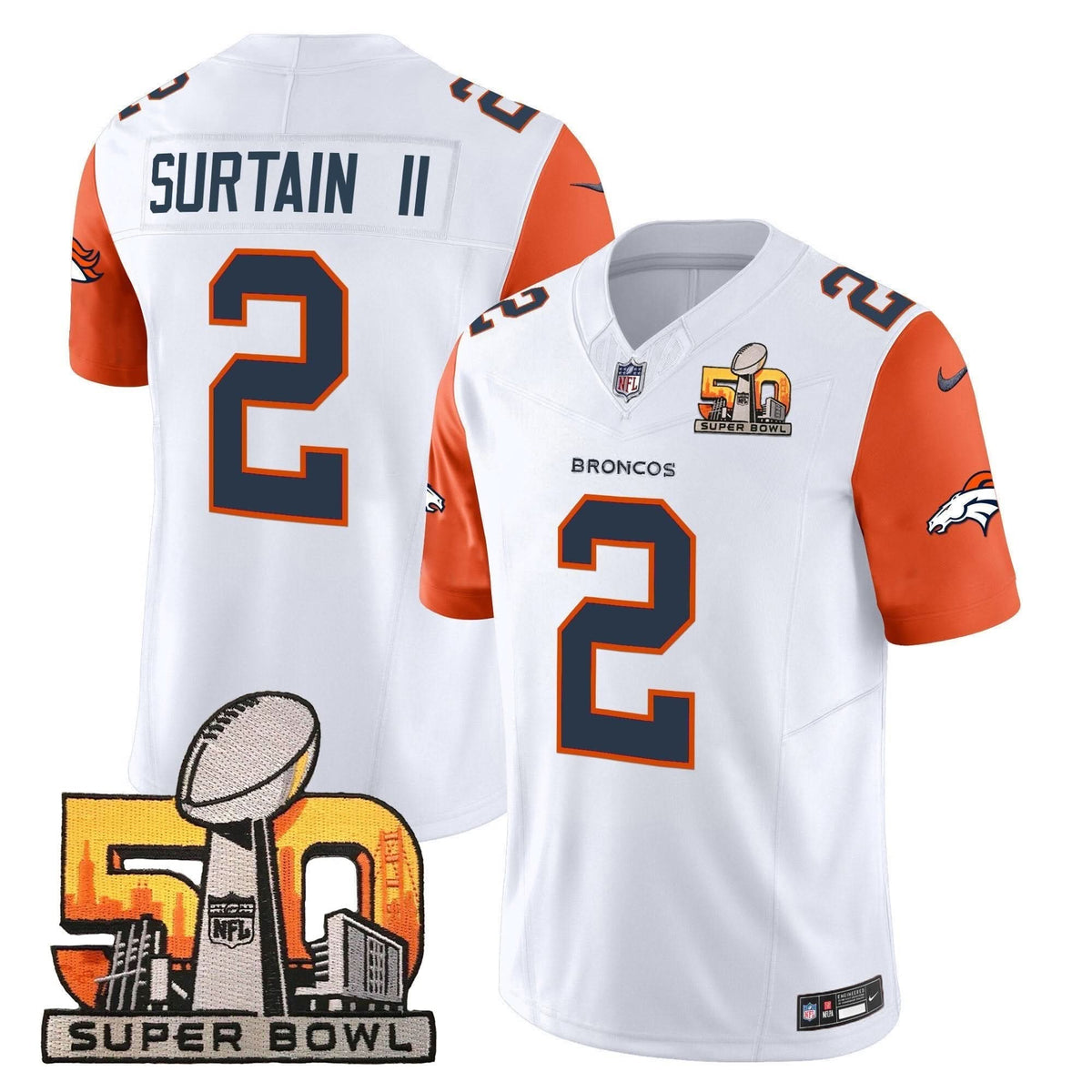 DB Super Bowl 50 Patch Vapor Limited Jersey - image 37