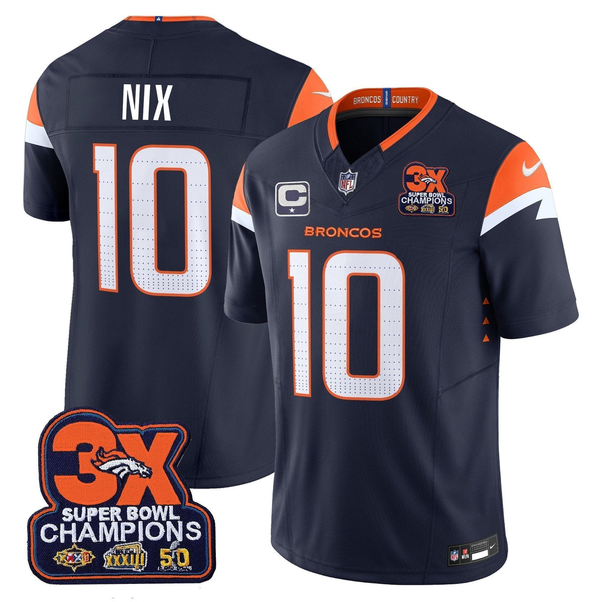 DEN 3-Time Champions Patch Vapor Limited Jersey - image 15