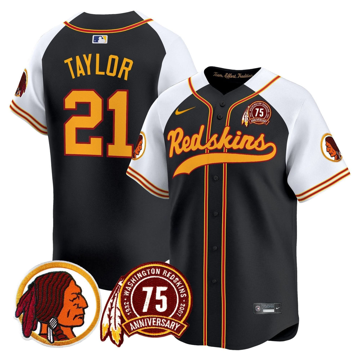 WR 75th Patch Throwback Vapor Premier Limited Jersey - image 14