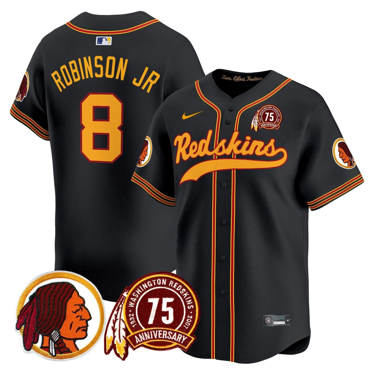 WR 75th Patch Throwback Vapor Premier Limited Jersey - image 18