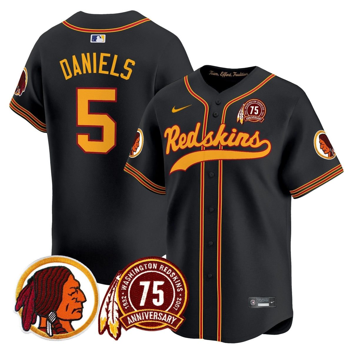WR 75th Patch Throwback Vapor Premier Limited Jersey - image 17