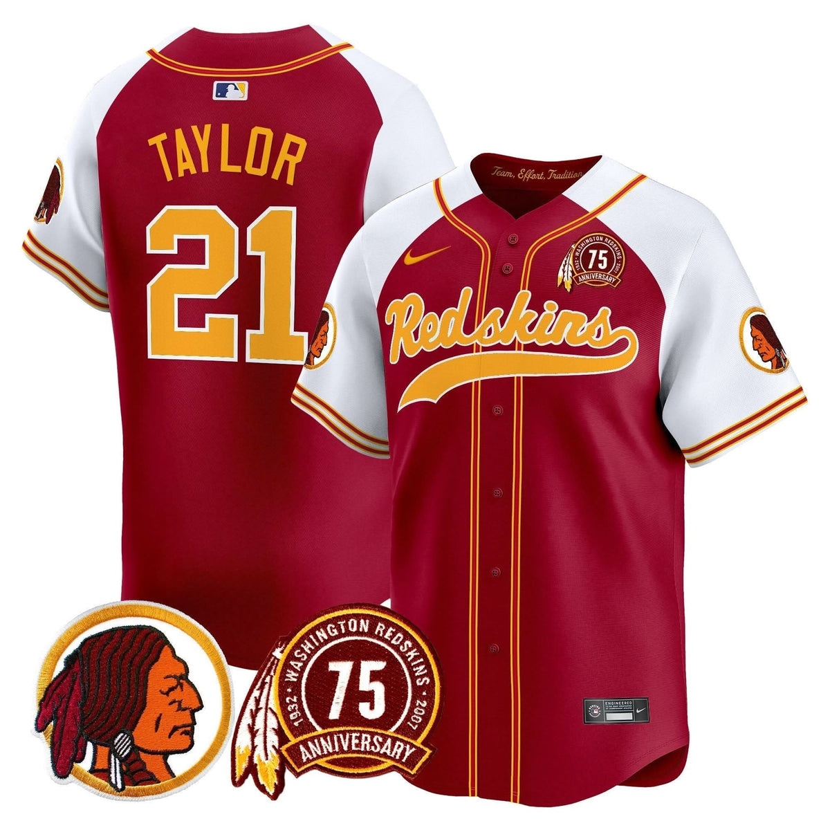 WR 75th Patch Throwback Vapor Premier Limited Jersey - image 6