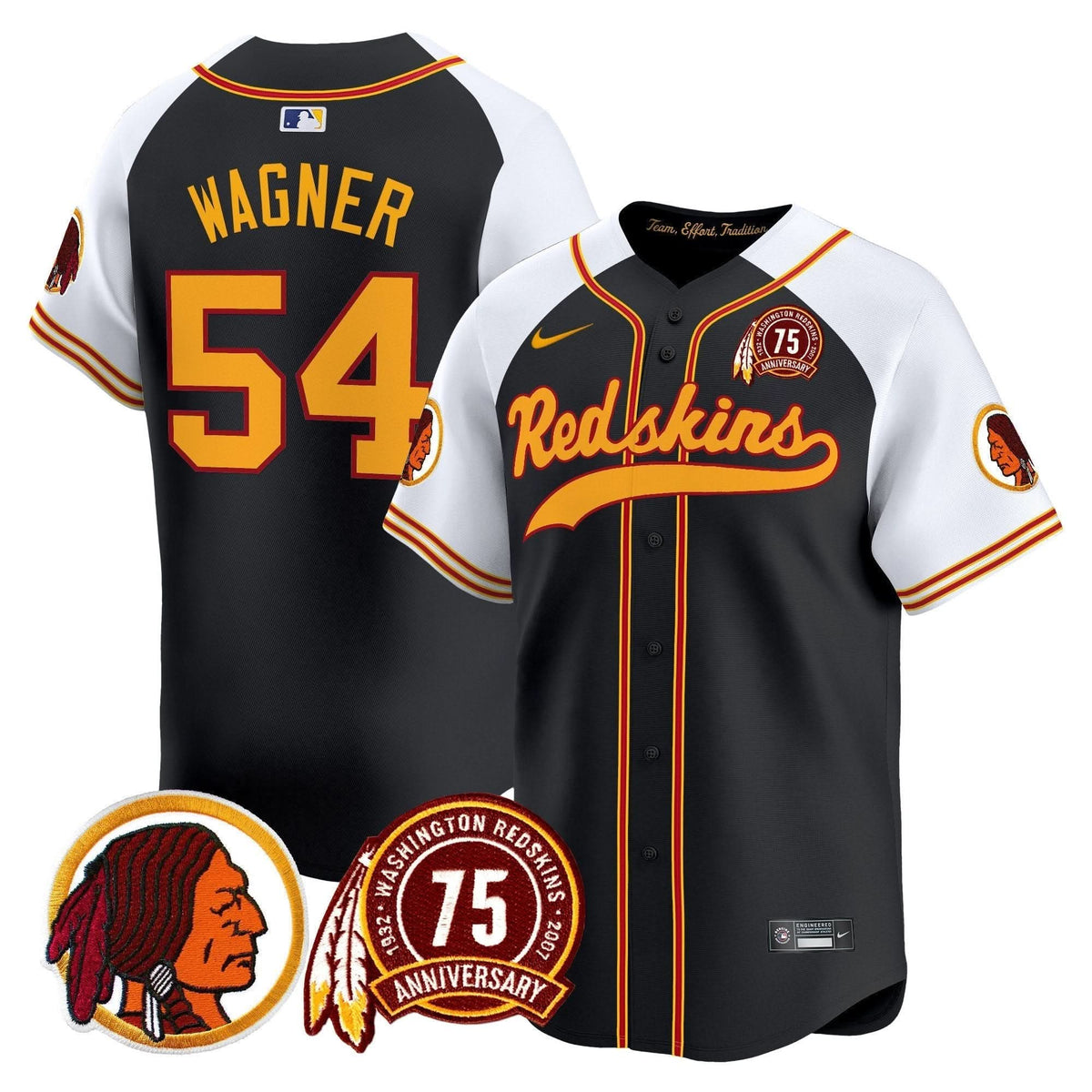 WR 75th Patch Throwback Vapor Premier Limited Jersey - image 12