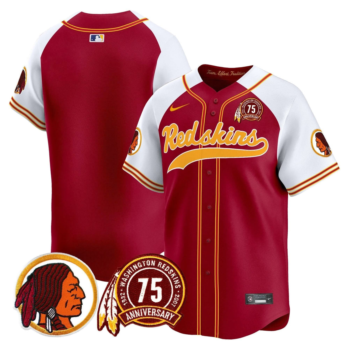 WR 75th Patch Throwback Vapor Premier Limited Jersey - image 8