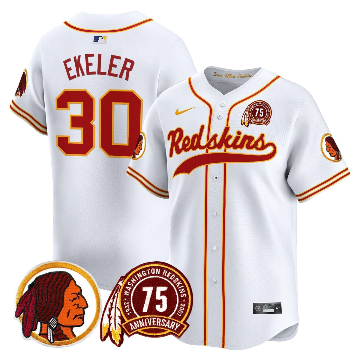 WR 75th Patch Throwback Vapor Premier Limited Jersey - image 35