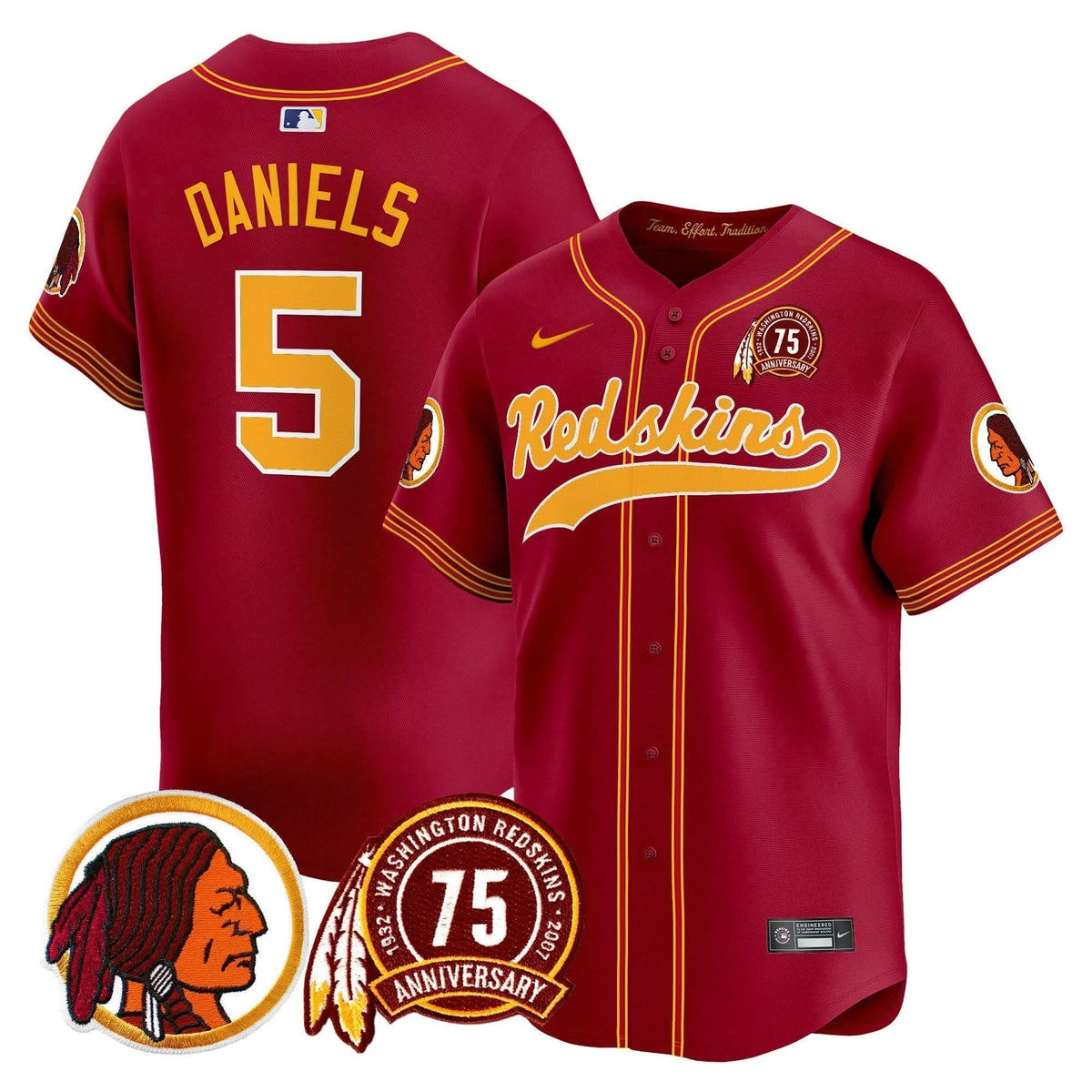 WR 75th Patch Throwback Vapor Premier Limited Jersey - image 25