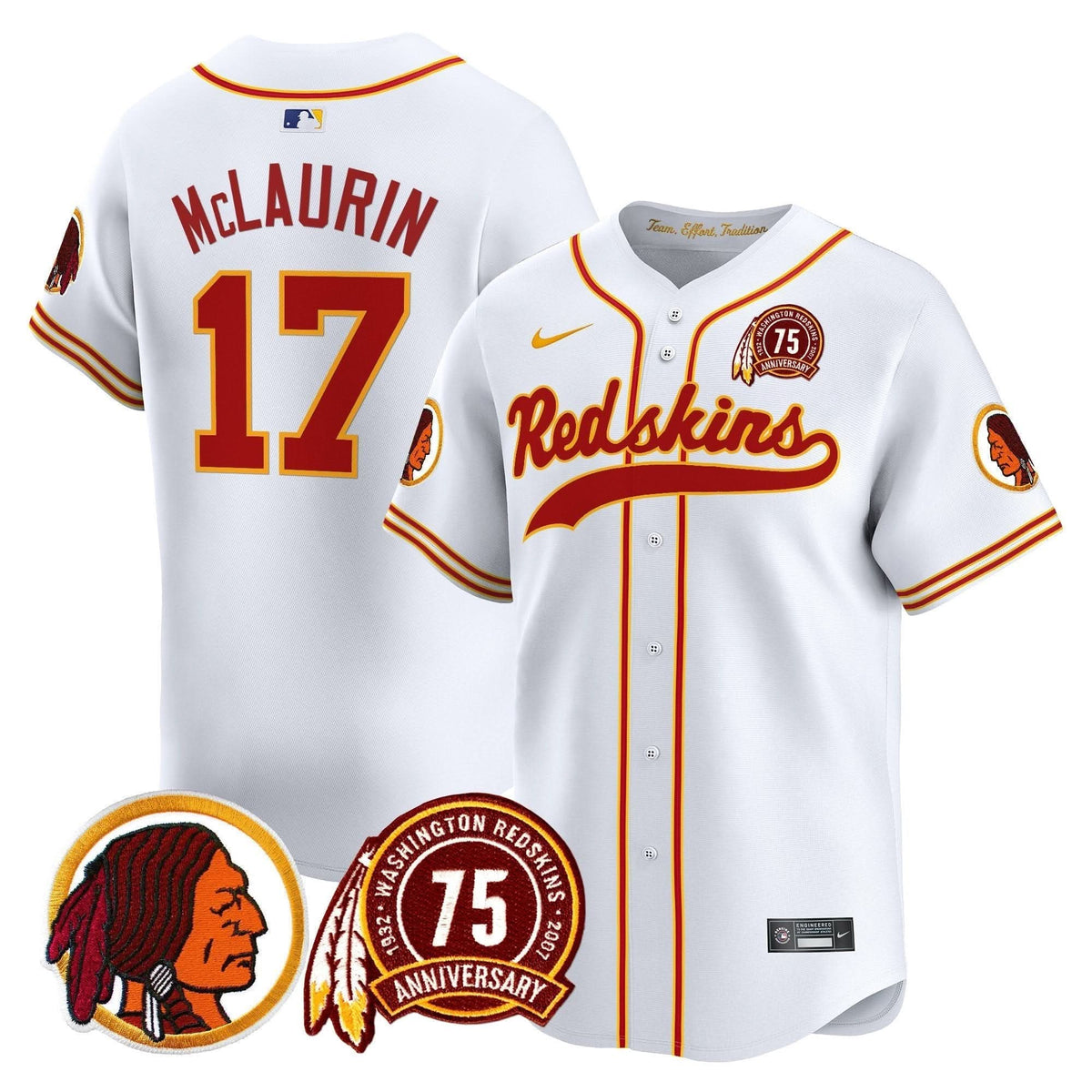 WR 75th Patch Throwback Vapor Premier Limited Jersey - image 37