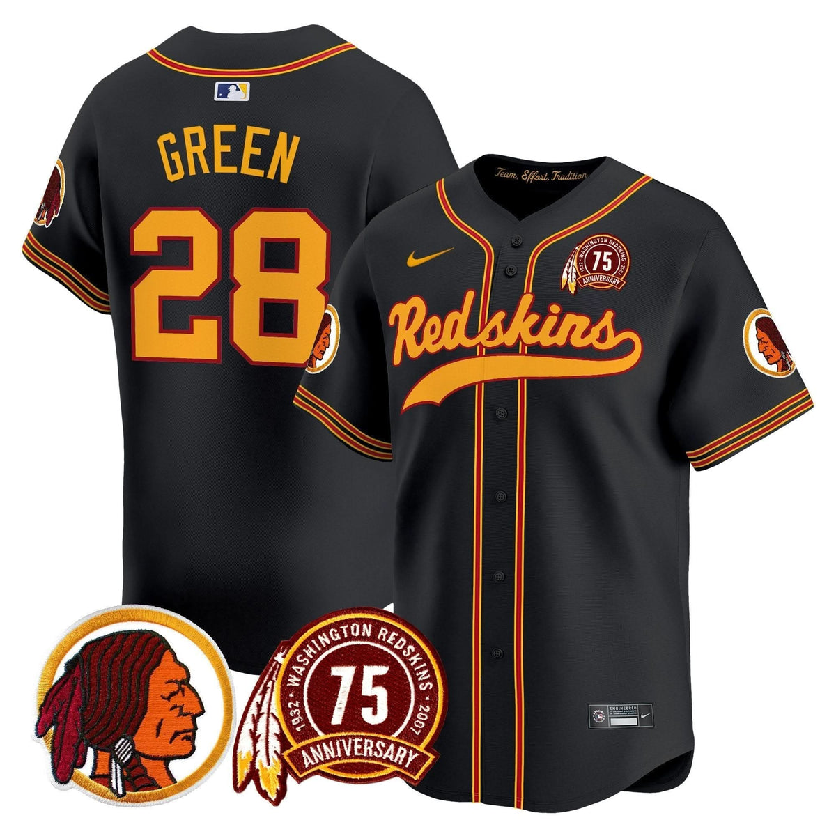 WR 75th Patch Throwback Vapor Premier Limited Jersey - image 23