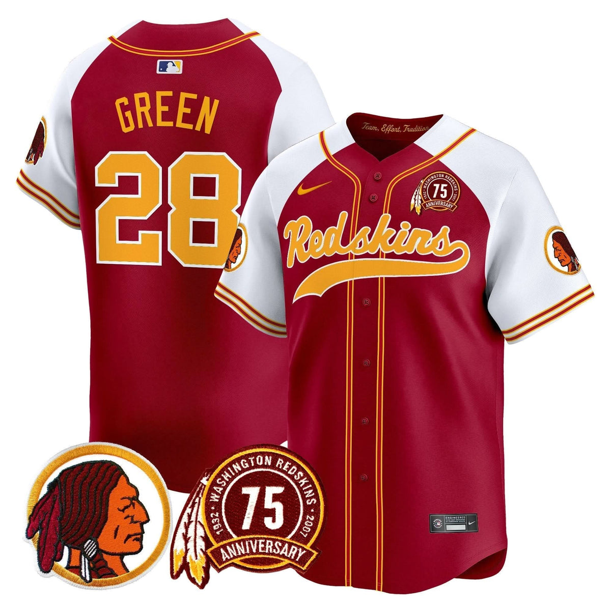 WR 75th Patch Throwback Vapor Premier Limited Jersey - image 7