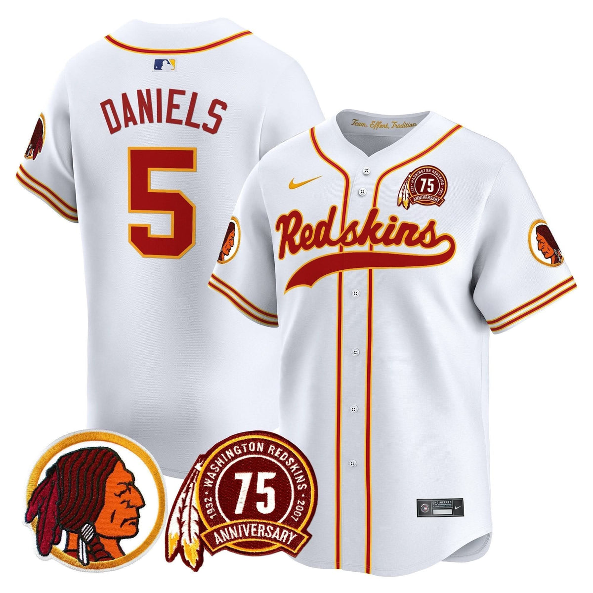WR 75th Patch Throwback Vapor Premier Limited Jersey - image 33