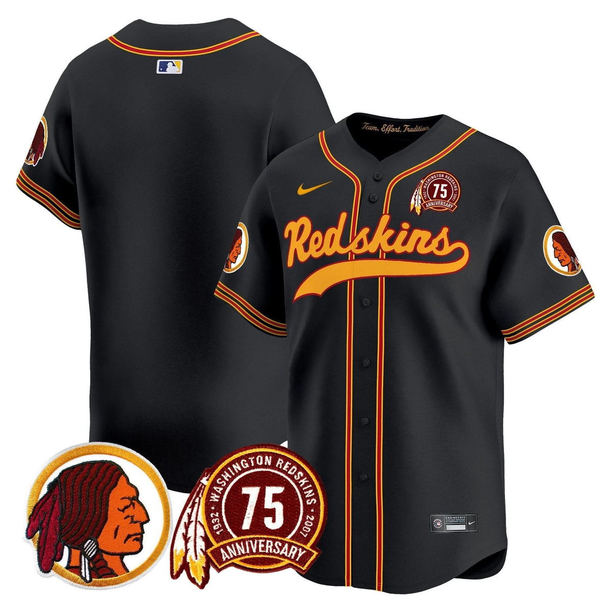 WR 75th Patch Throwback Vapor Premier Limited Jersey - image 24