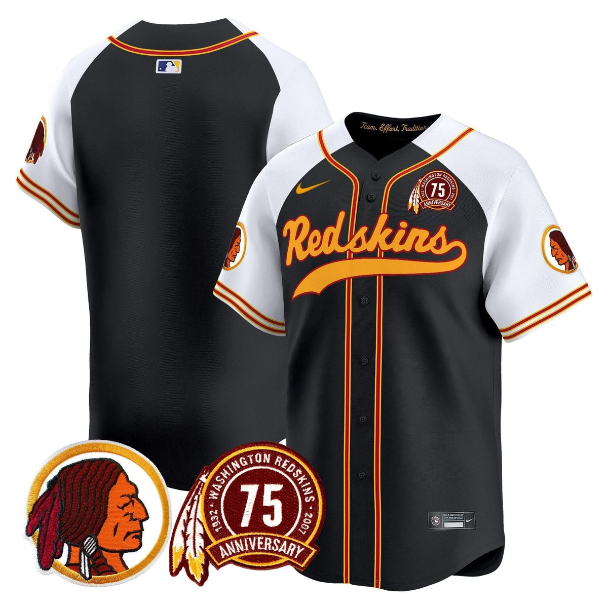 WR 75th Patch Throwback Vapor Premier Limited Jersey - image 16