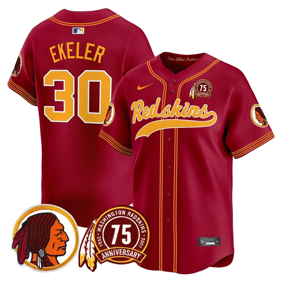 WR 75th Patch Throwback Vapor Premier Limited Jersey - image 27