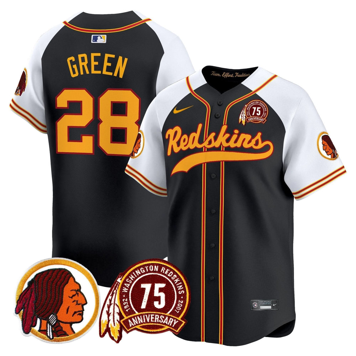 WR 75th Patch Throwback Vapor Premier Limited Jersey - image 15
