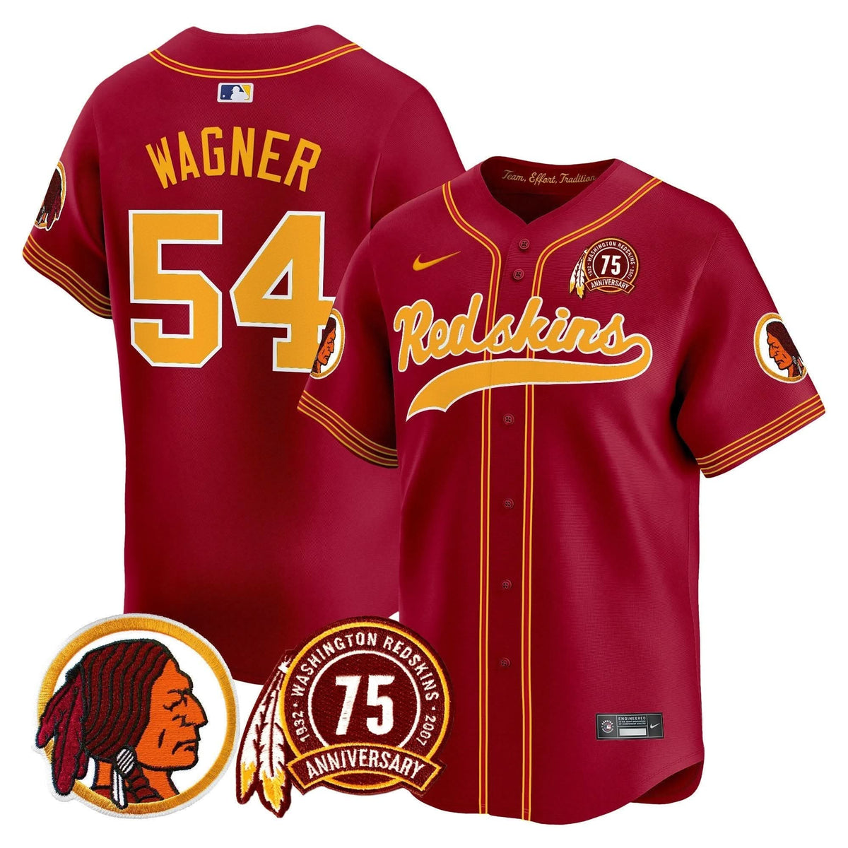 WR 75th Patch Throwback Vapor Premier Limited Jersey - image 28