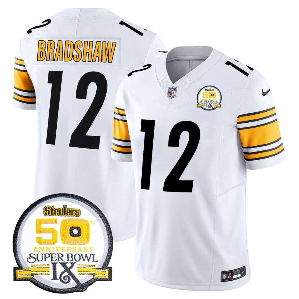PIT 50th Anniversary Of Super Bowl IX Patch Vapor Limited Jersey - image 37