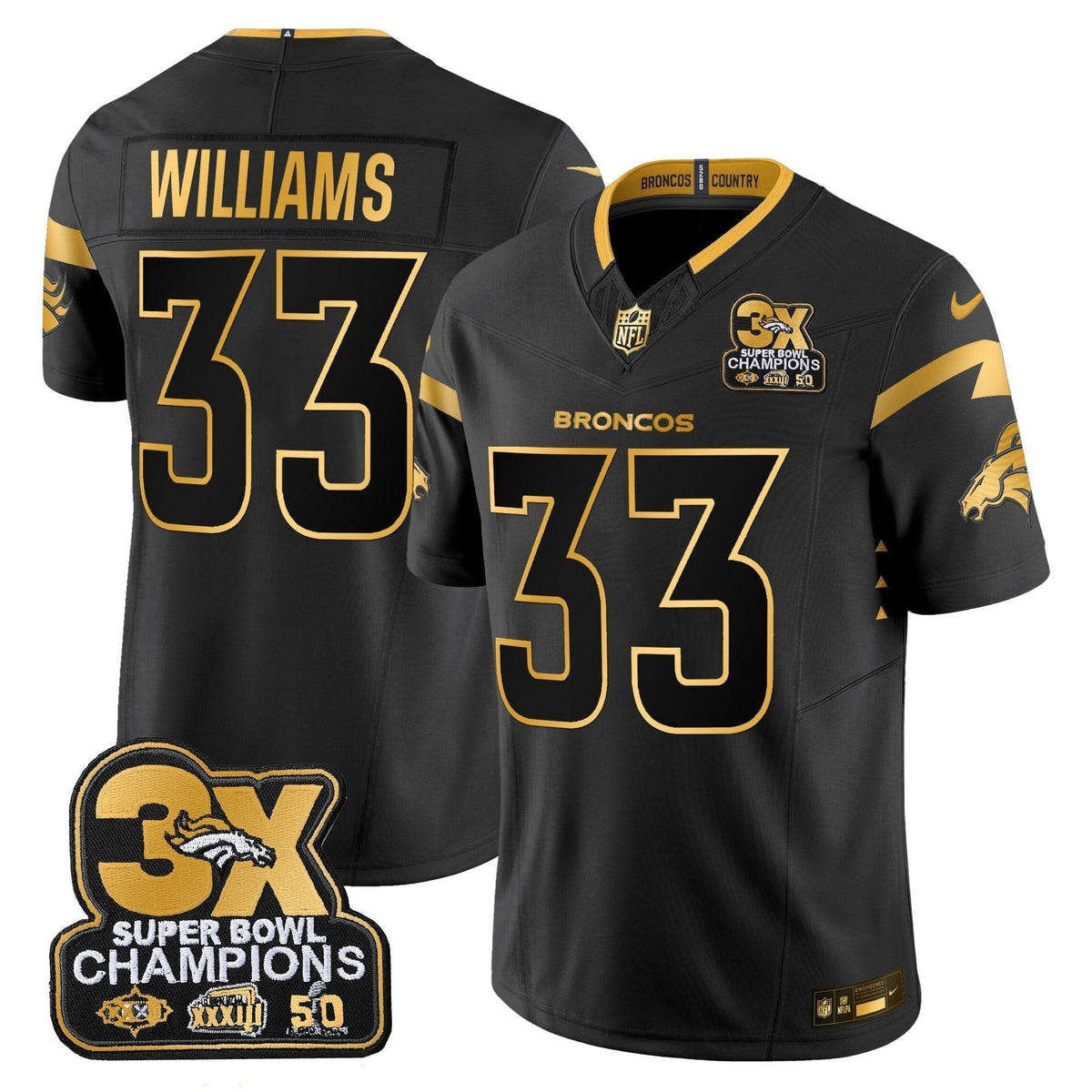 DB 3-Time Champions Patch Gold Vapor Limited Jersey - image 40
