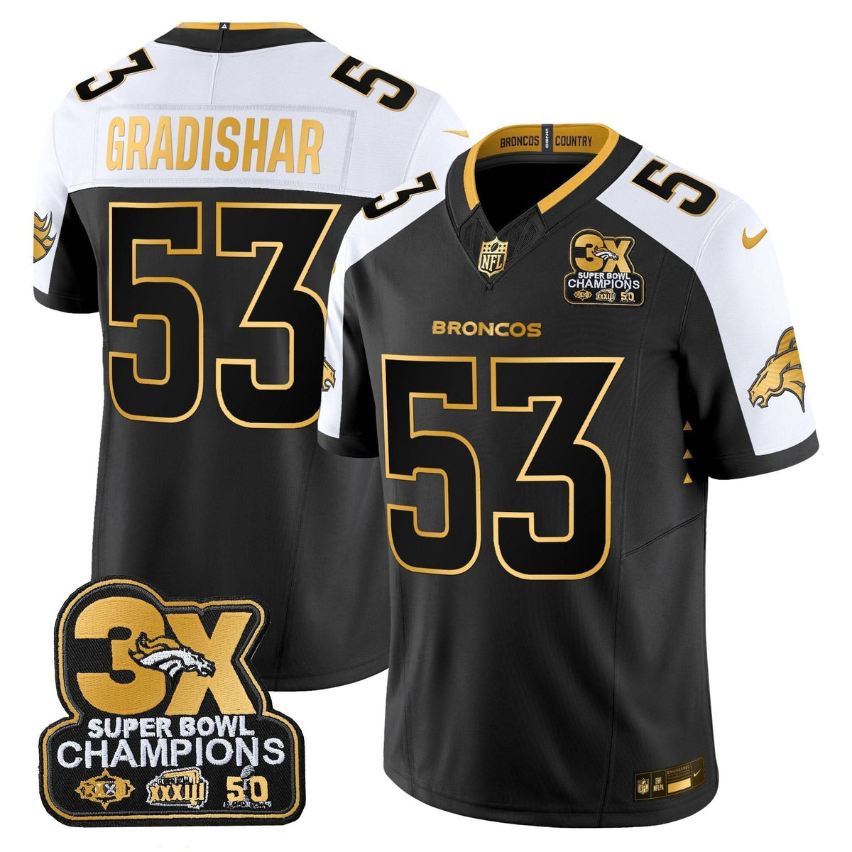 DB 3-Time Champions Patch Gold Vapor Limited Jersey - image 54
