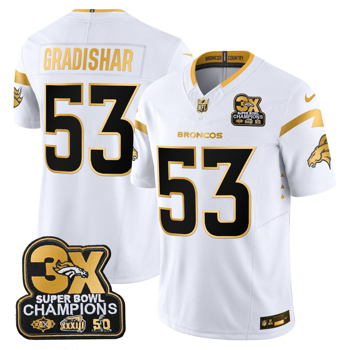 DB 3-Time Champions Patch Gold Vapor Limited Jersey - image 35