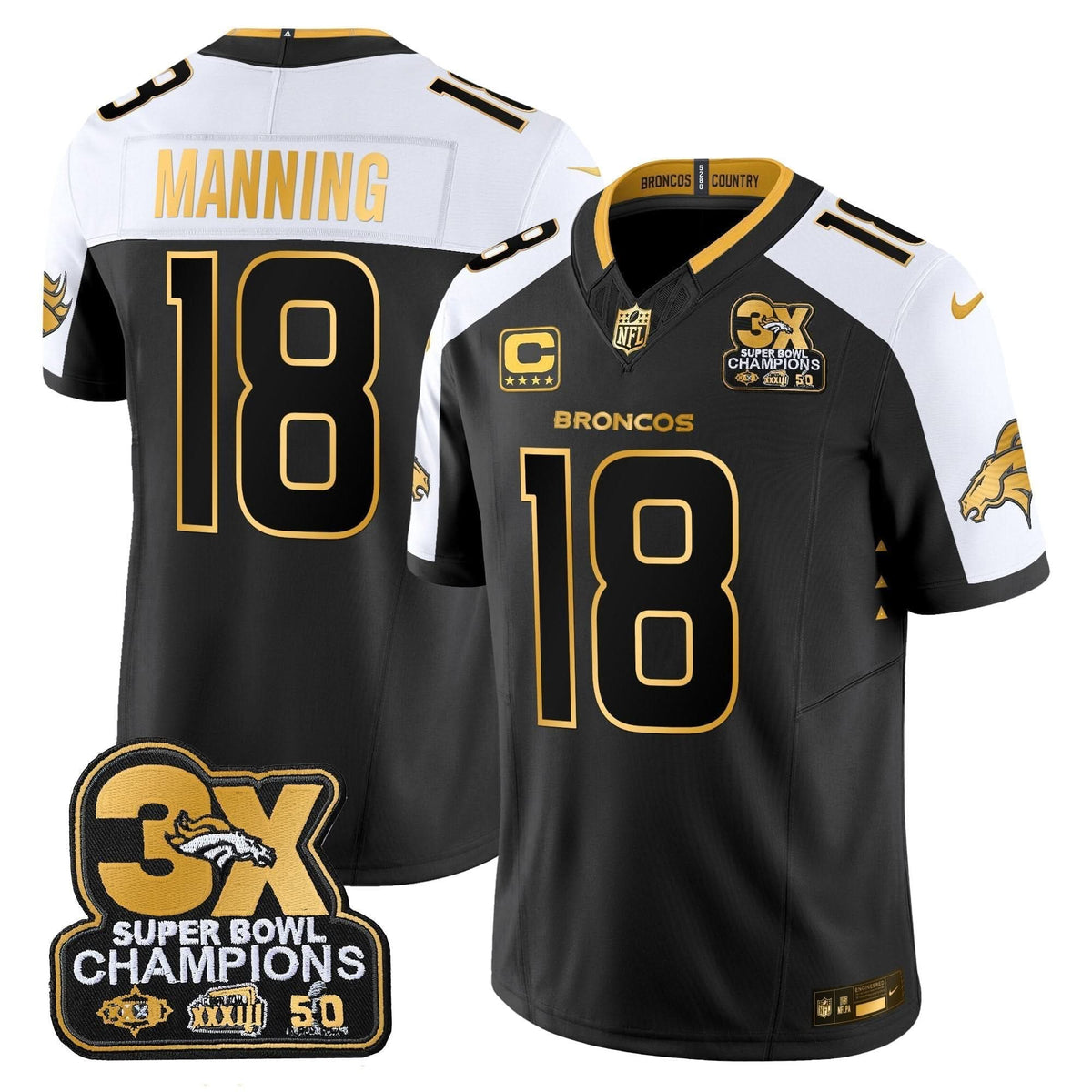 DB 3-Time Champions Patch Gold Vapor Limited Jersey - image 47