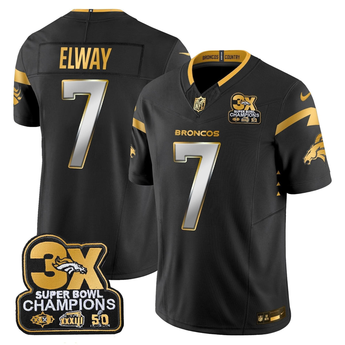 DB 3-Time Champions Patch Gold Vapor Limited Jersey - image 51