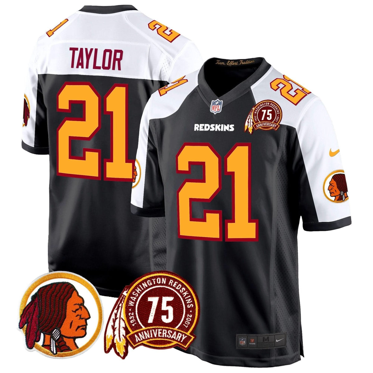 WR 75th Patch Throwback Game Jersey - image 13