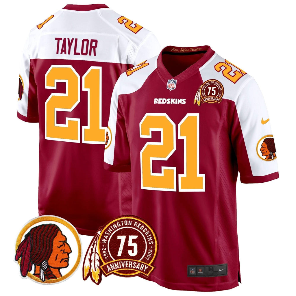 WR 75th Patch Throwback Game Jersey - image 66