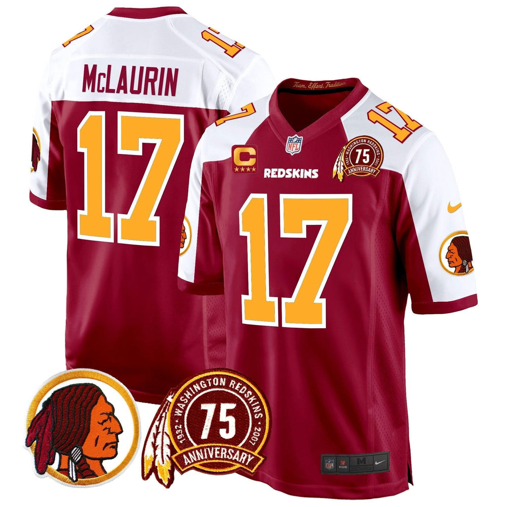 WR 75th Patch Throwback Game Jersey - image 61