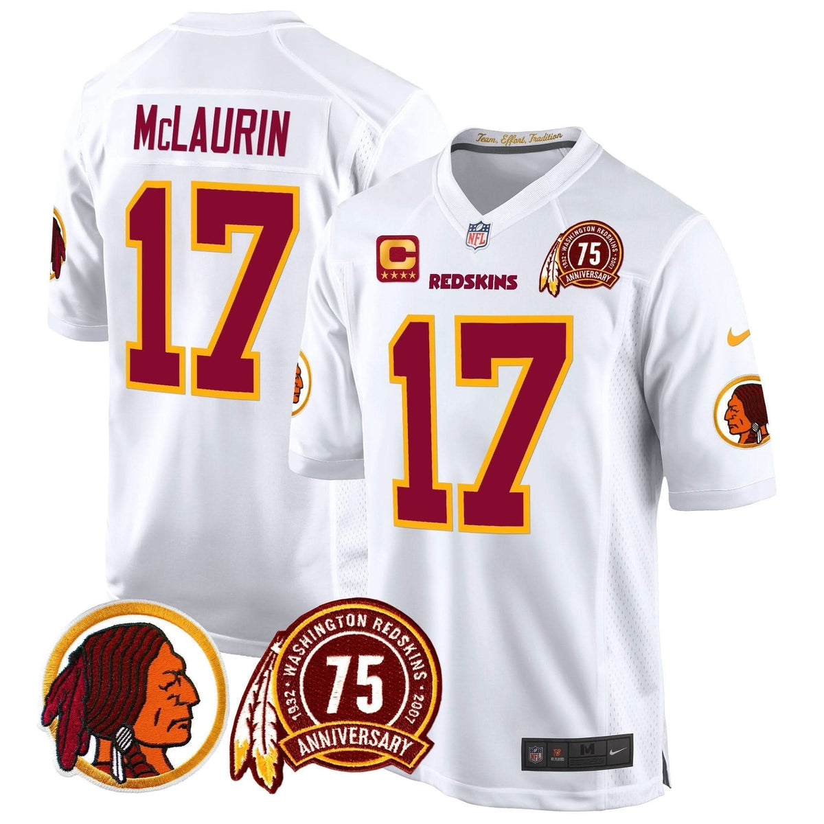 WR 75th Patch Throwback Game Jersey - image 33