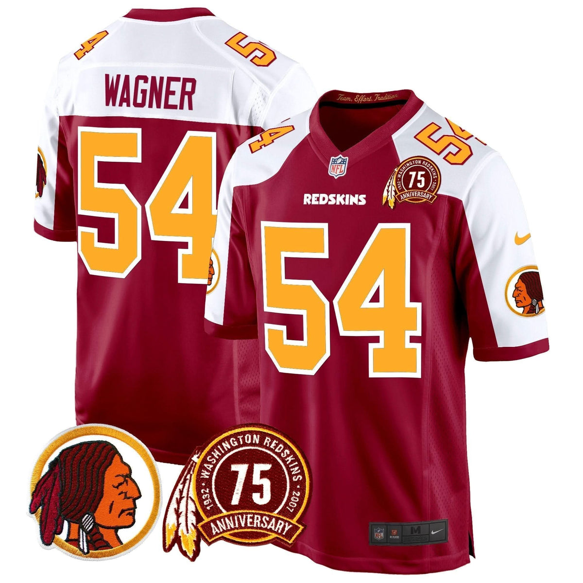 WR 75th Patch Throwback Game Jersey - image 57