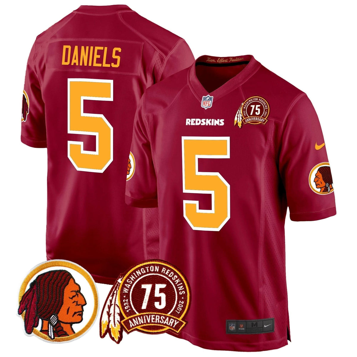 WR 75th Patch Throwback Game Jersey - image 22