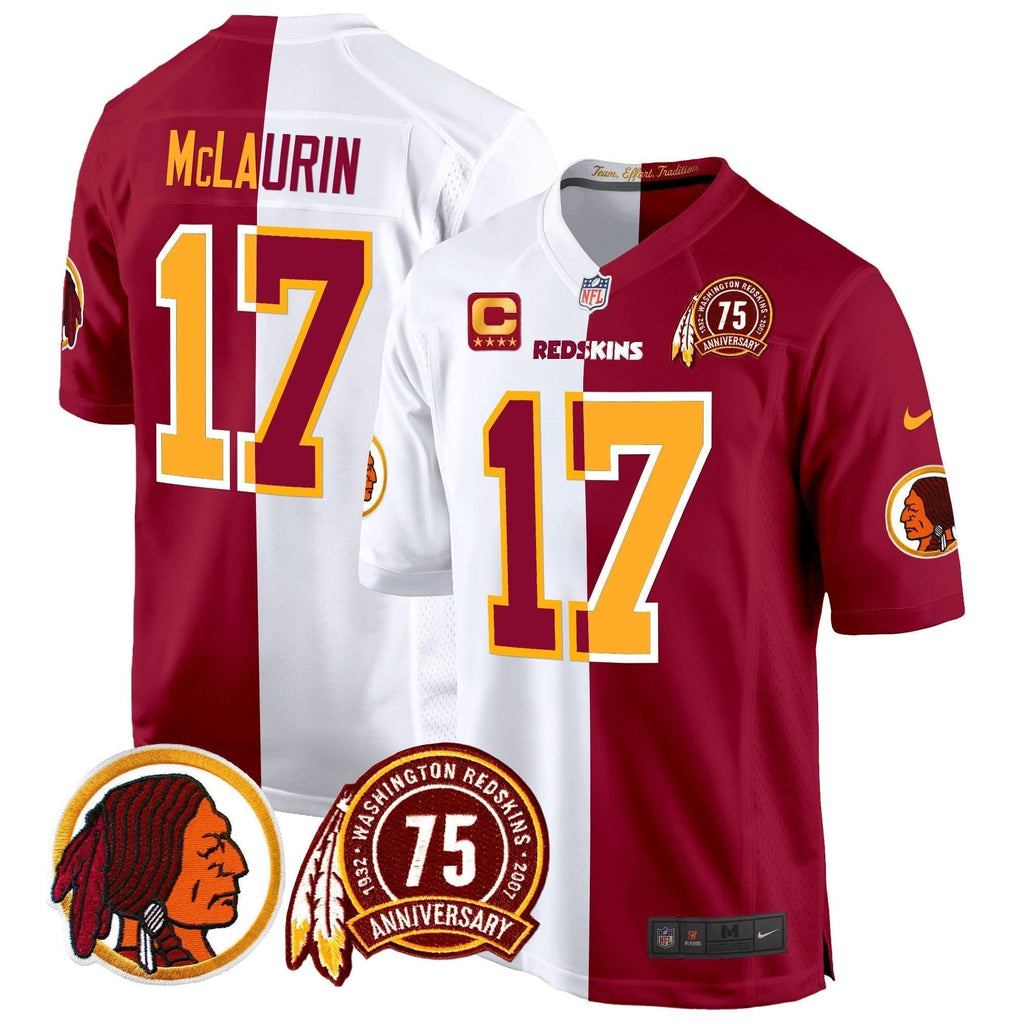 WR 75th Patch Throwback Game Jersey - image 82