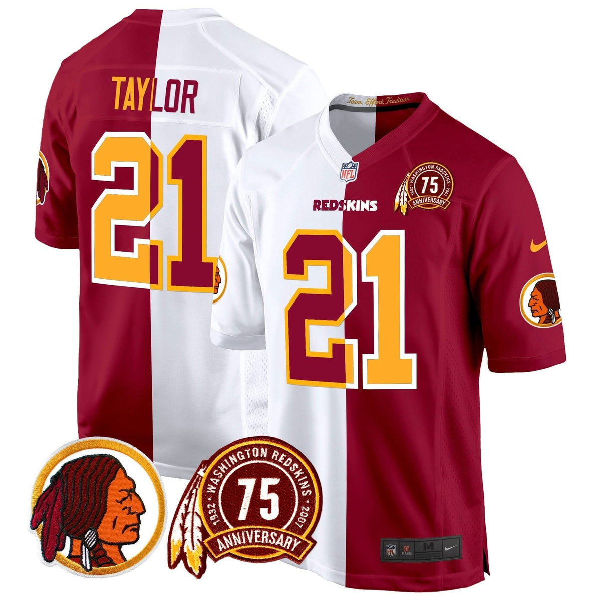 WR 75th Patch Throwback Game Jersey - image 41