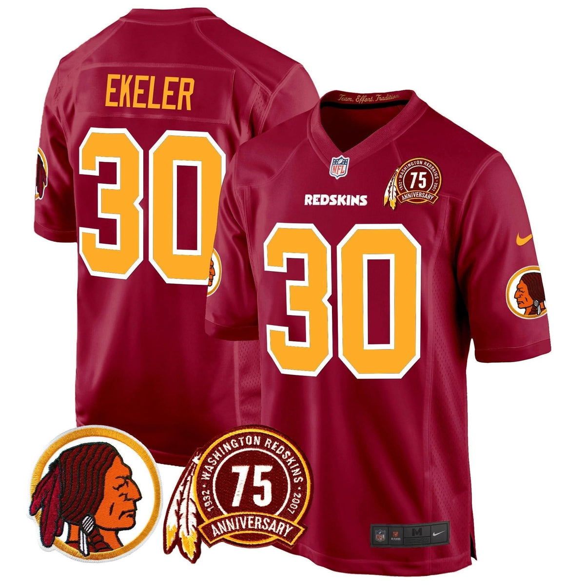 WR 75th Patch Throwback Game Jersey - image 24