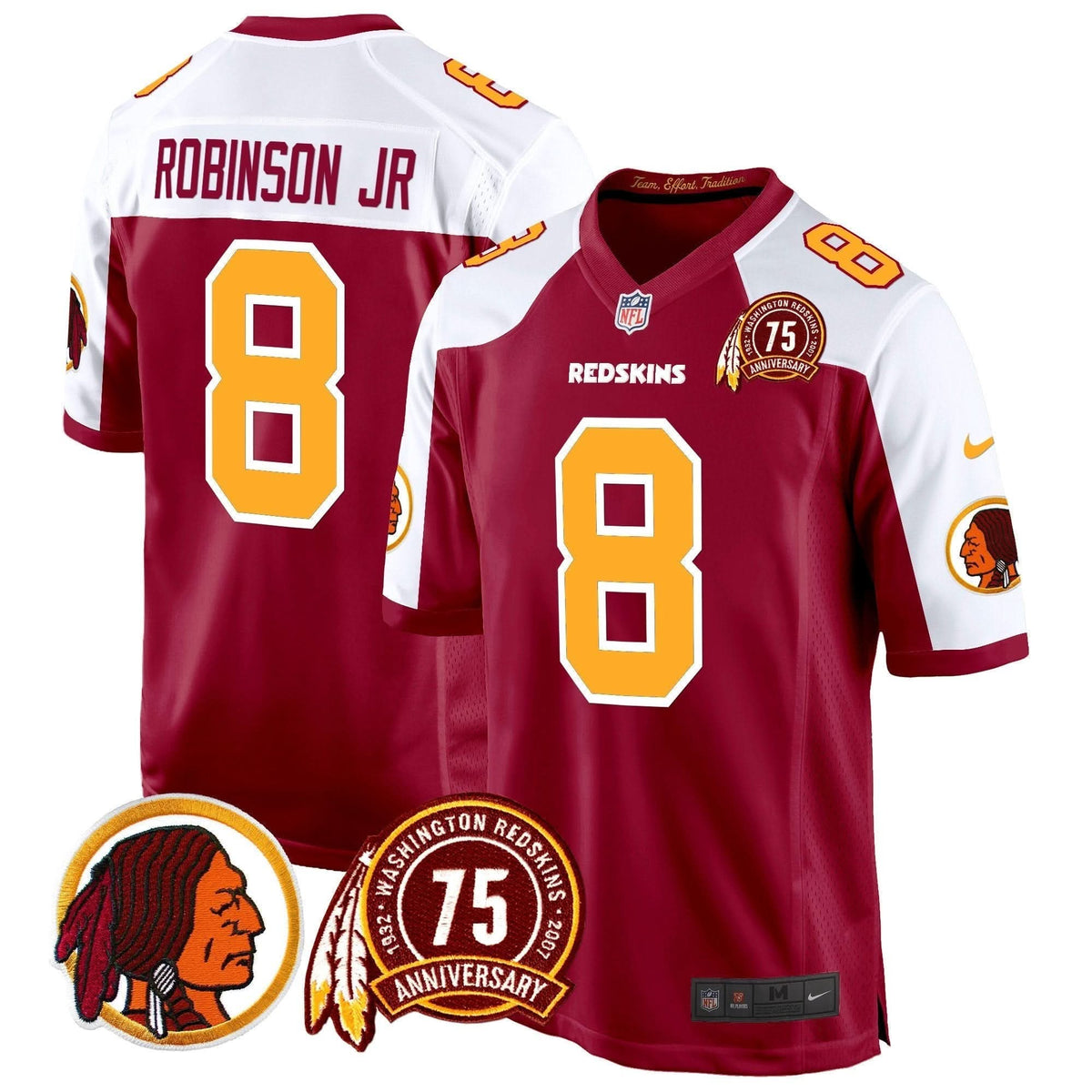 WR 75th Patch Throwback Game Jersey - image 48