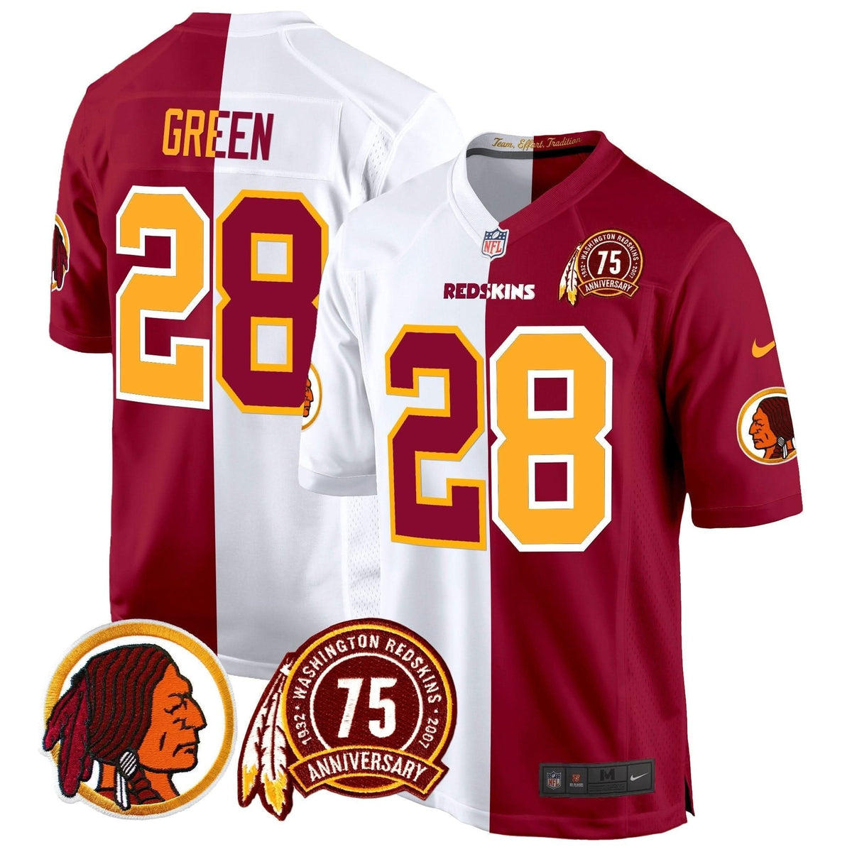 WR 75th Patch Throwback Game Jersey - image 42