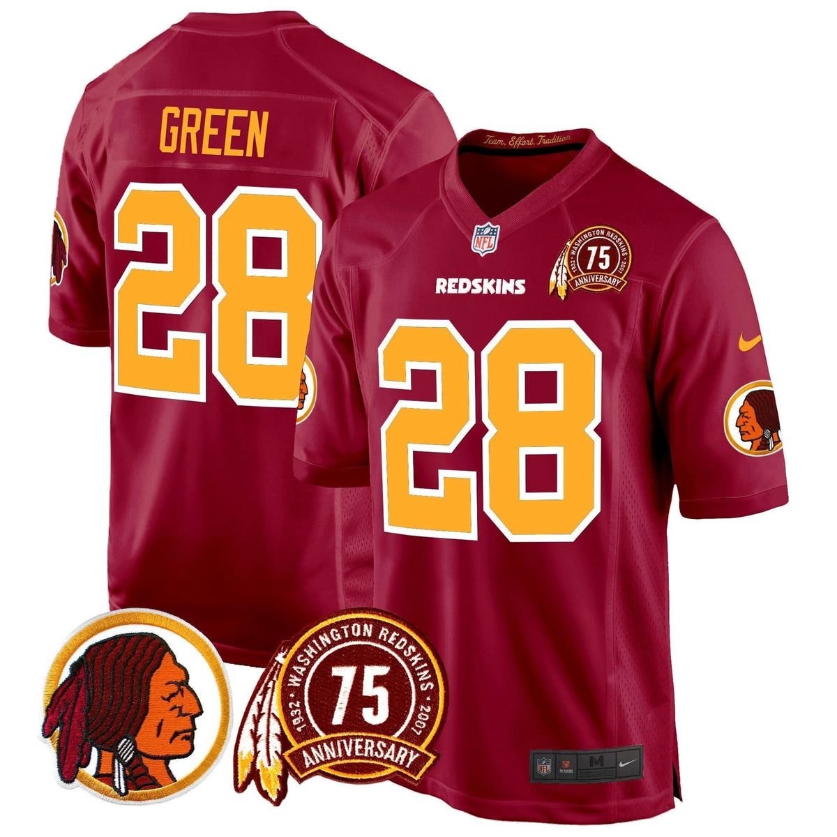 WR 75th Patch Throwback Game Jersey - image 28