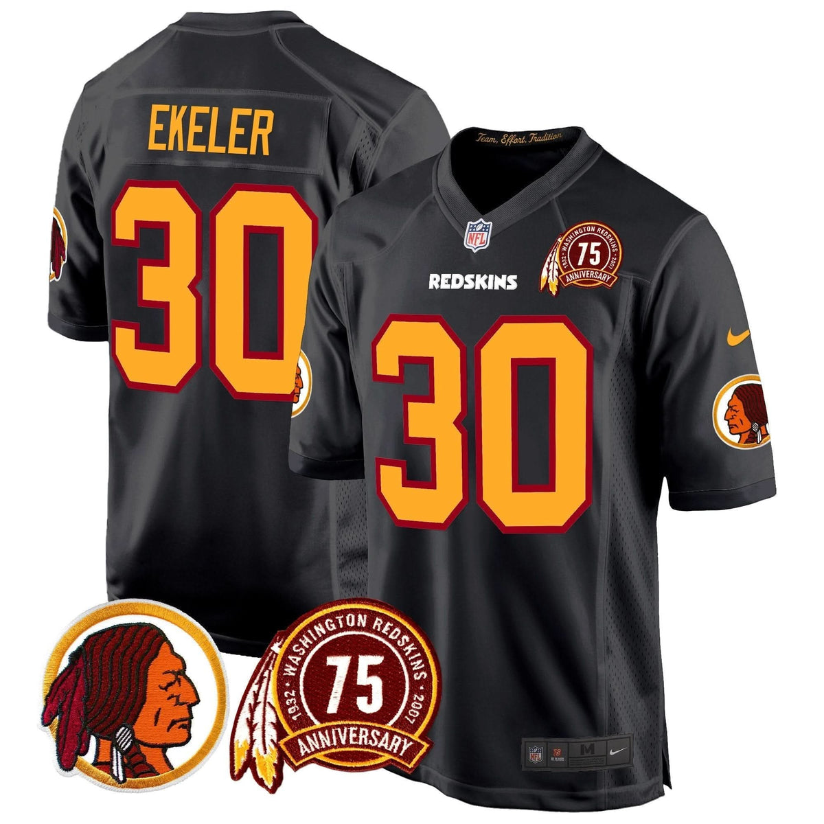 WR 75th Patch Throwback Game Jersey - image 52